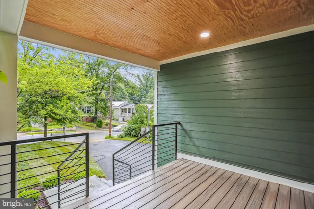 a view of a chairs in a balcony