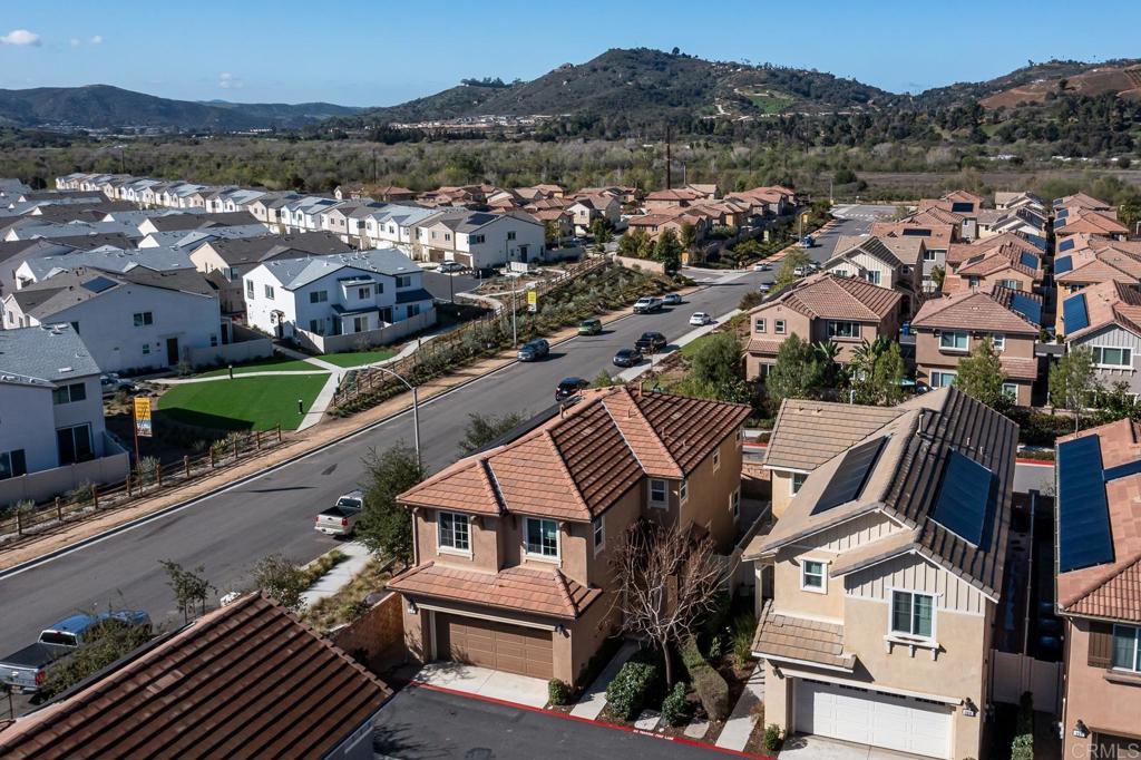 313 Dun Blazer Way Fallbrook, CA 92028 - Photo 37 of 59 an aerial view of residential houses and outdoor space