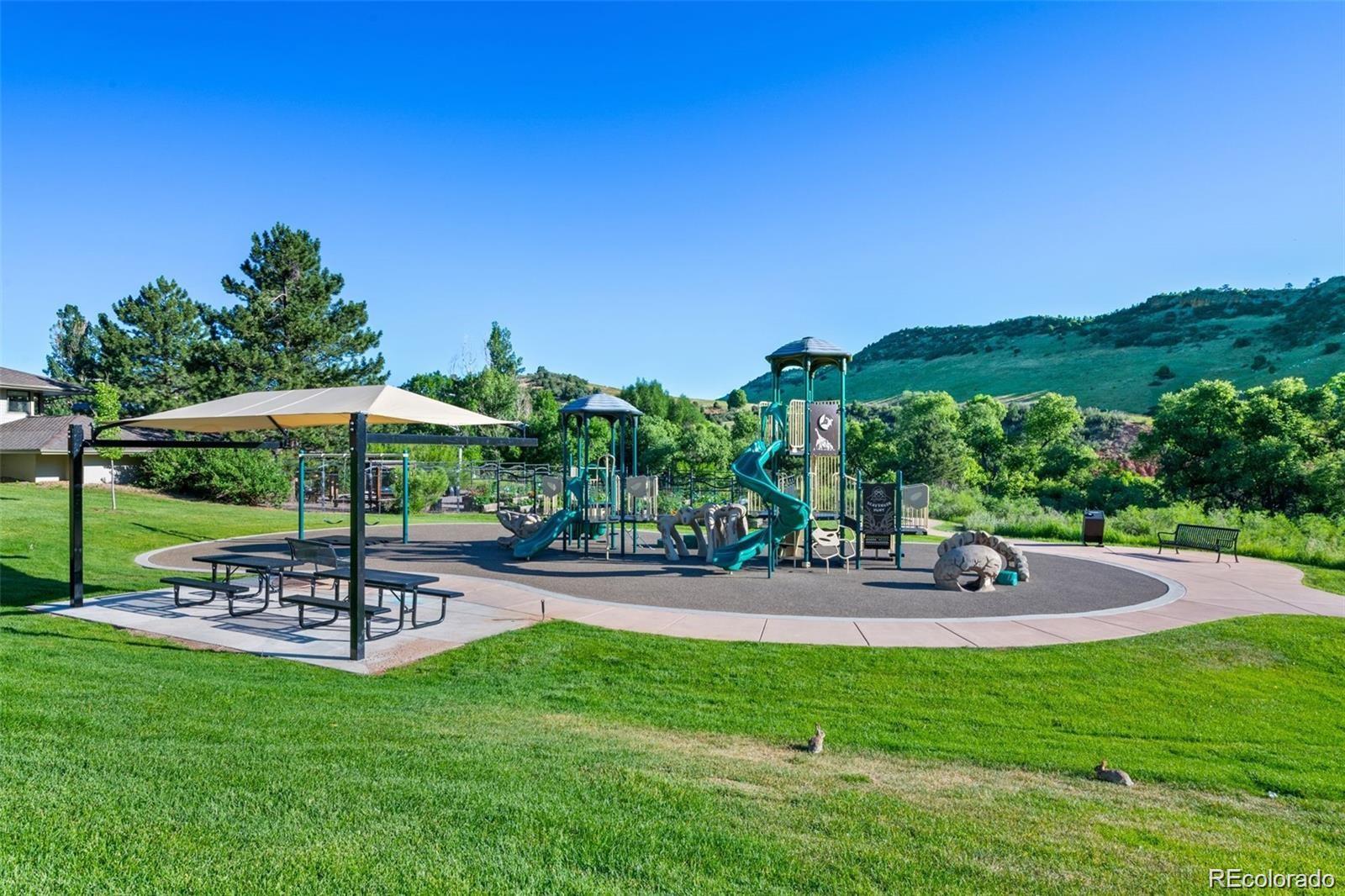 7 Red Maple Place Littleton, CO 80127 - Photo 42 of 50 a garden view with a seating space