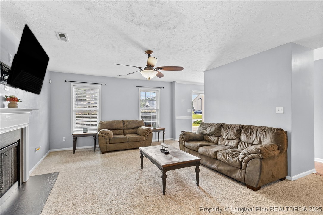 198 Cape Fear Road Raeford, NC 28376 - Photo 7 of 32 a living room with furniture and a flat screen tv