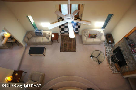 116 Antler Road Cresco, PA 18326 - Photo 31 of 48 Great Room From 2nd Story
