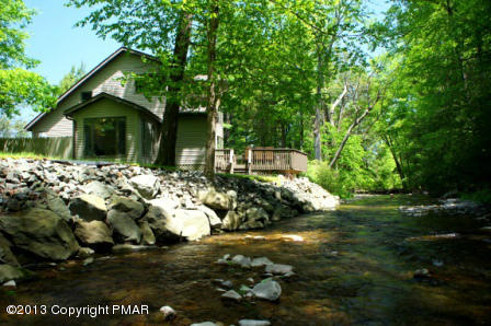 116 Antler Road Cresco, PA 18326 - Photo 44 of 48 View Of Home and Creek
