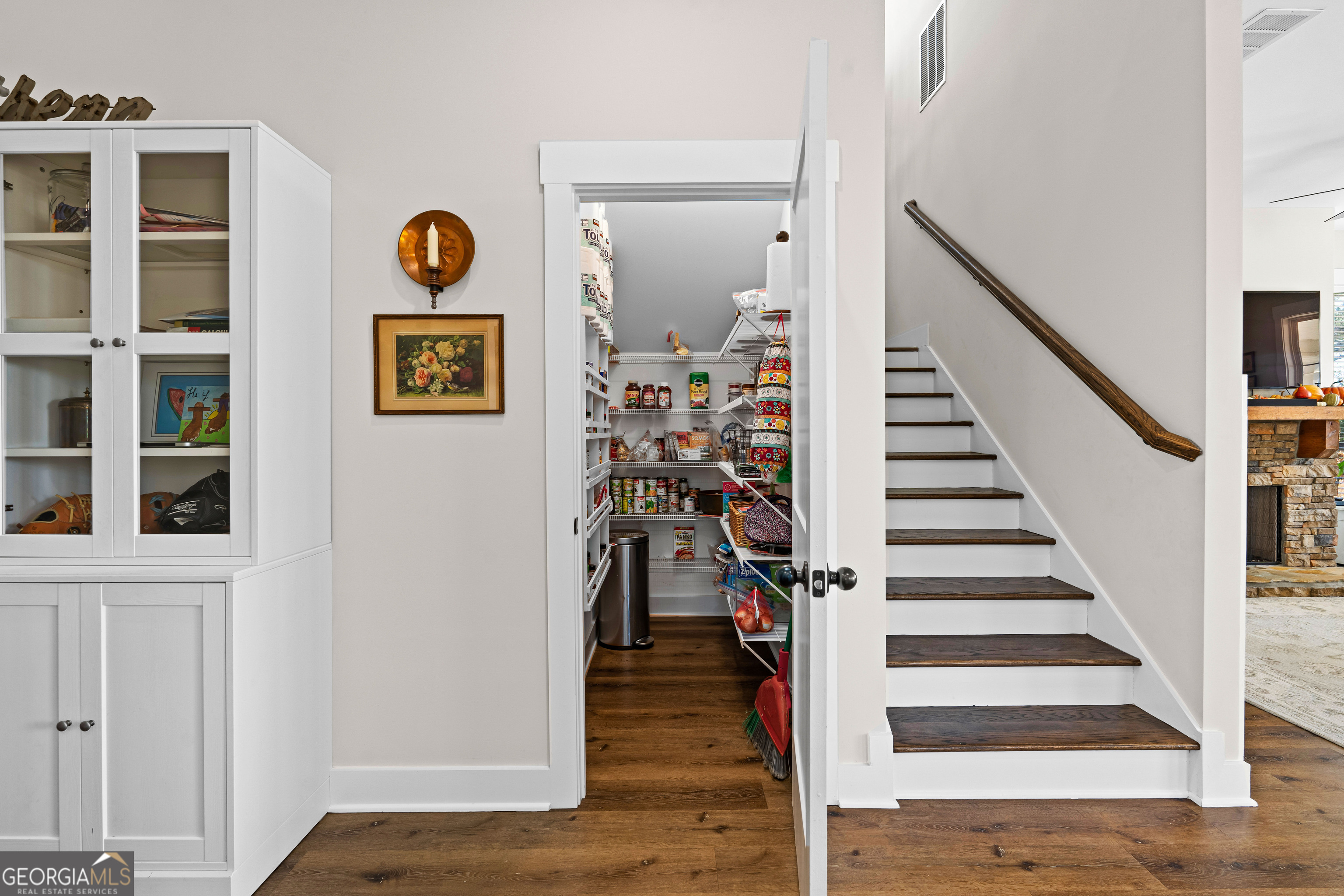197 Dunn Road Molena, GA 30258 - Photo 23 of 76 a view of entryway and hall with wooden floor