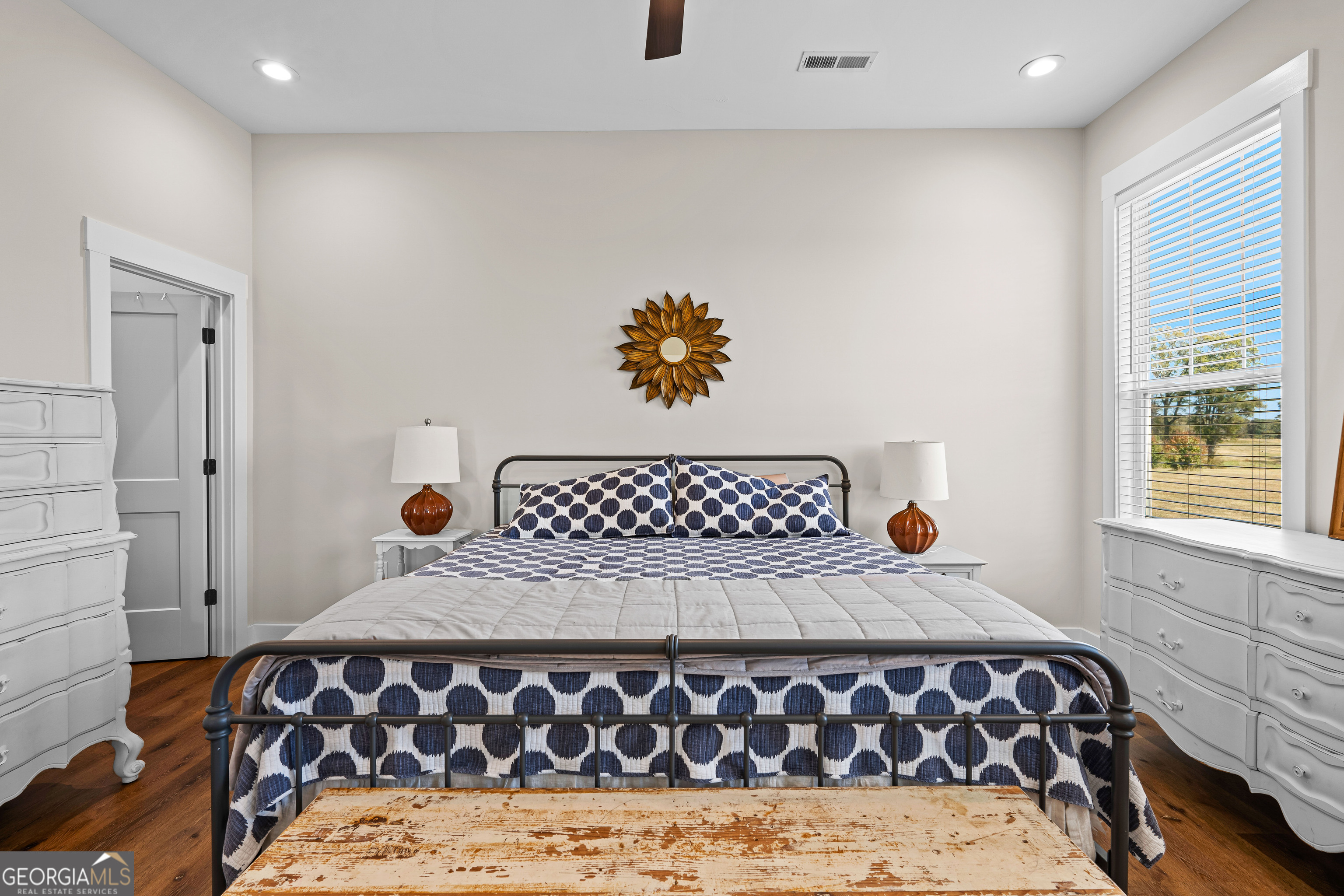 197 Dunn Road Molena, GA 30258 - Photo 31 of 76 a bedroom with a bed and window