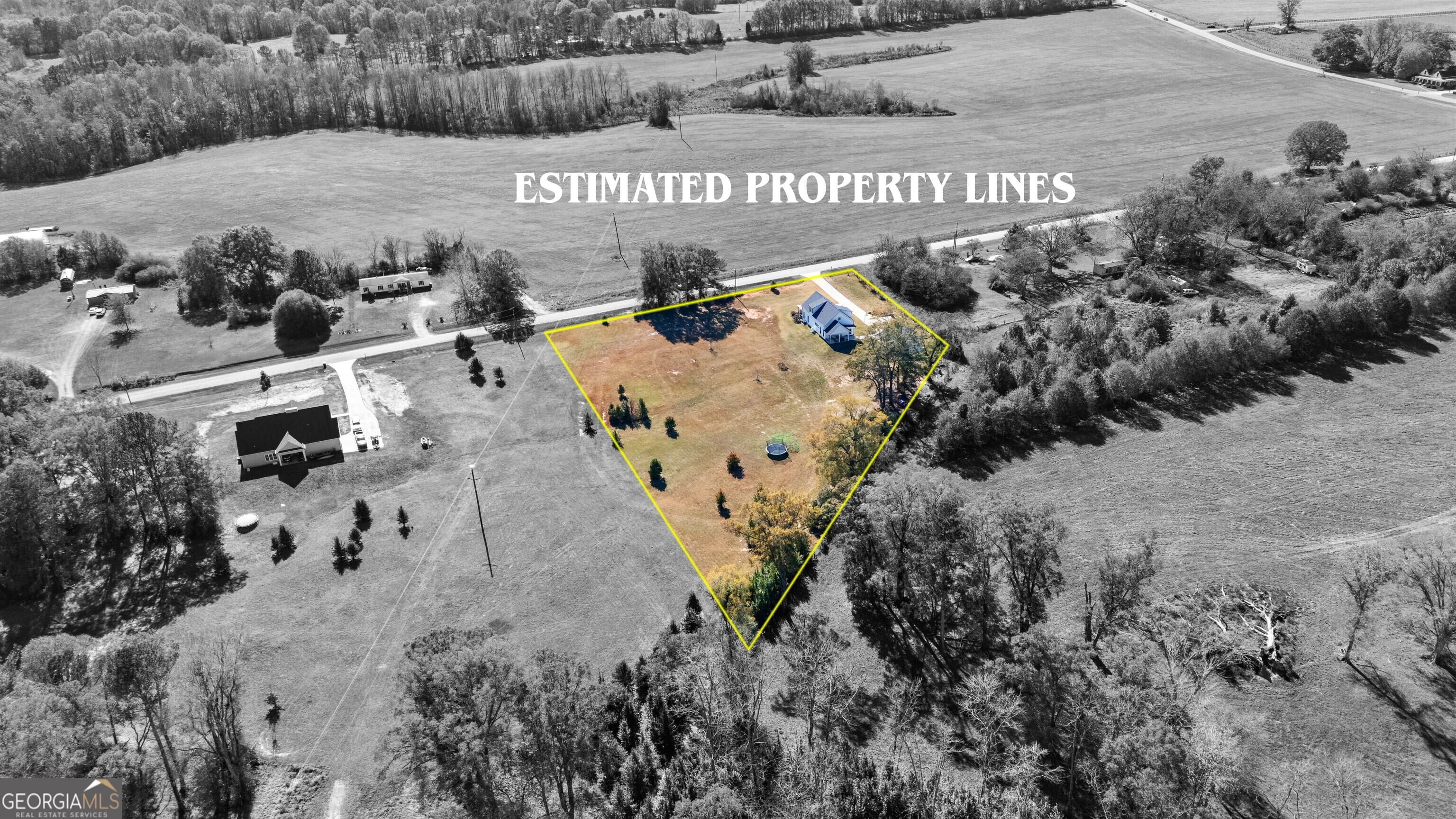 197 Dunn Road Molena, GA 30258 - Photo 74 of 76 a view of outdoor space with signage and flags