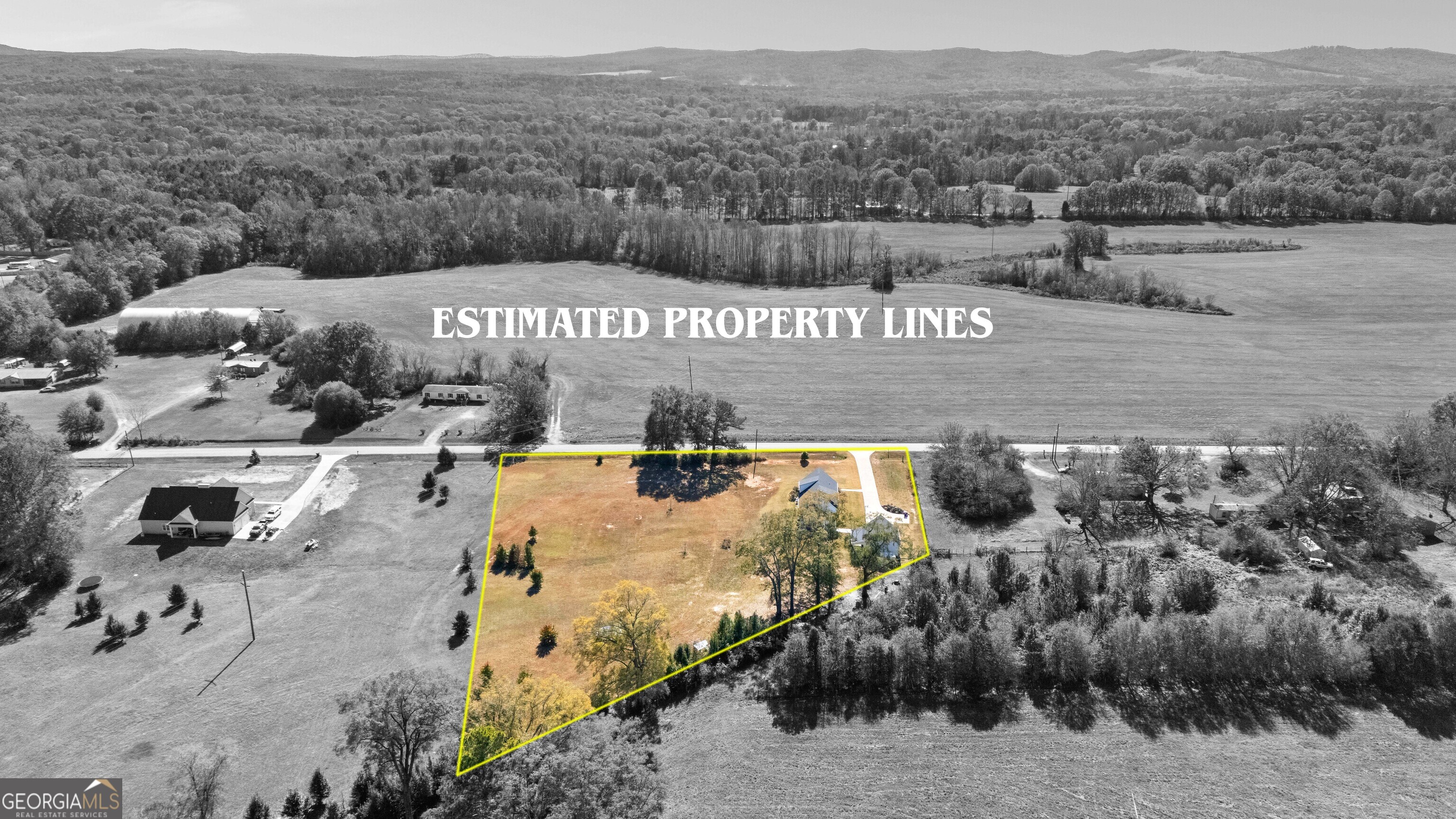 197 Dunn Road Molena, GA 30258 - Photo 76 of 76 a view of a house with a yard