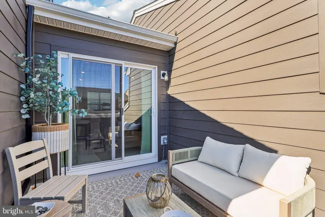 a front view of a building