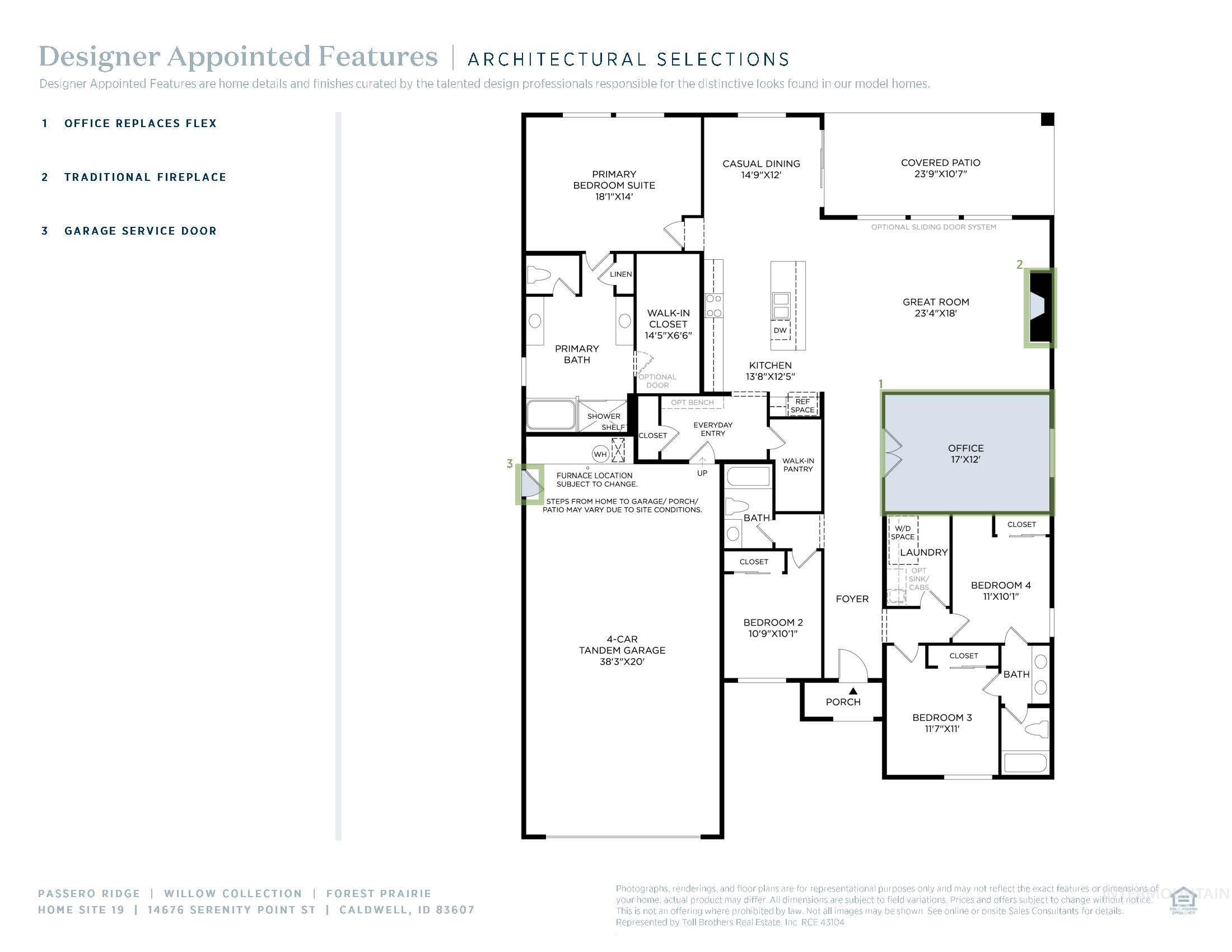 14676 Serenity Pt Street Caldwell, ID 83607 - Photo 41 of 41 View of floor plan / room layout
