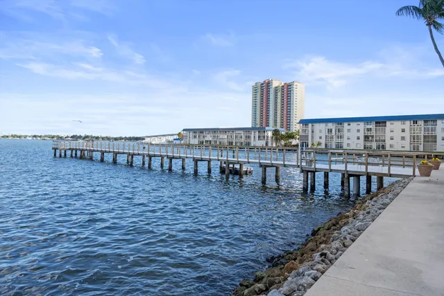 a view of a balcony with city view