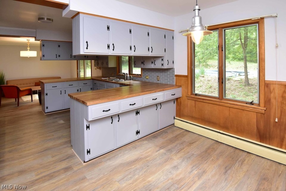 295 River Road Hinckley, OH 44233 - Photo 11 of 25 Kitchen with laminate flooring that continues from Living/Dining Rooms.
