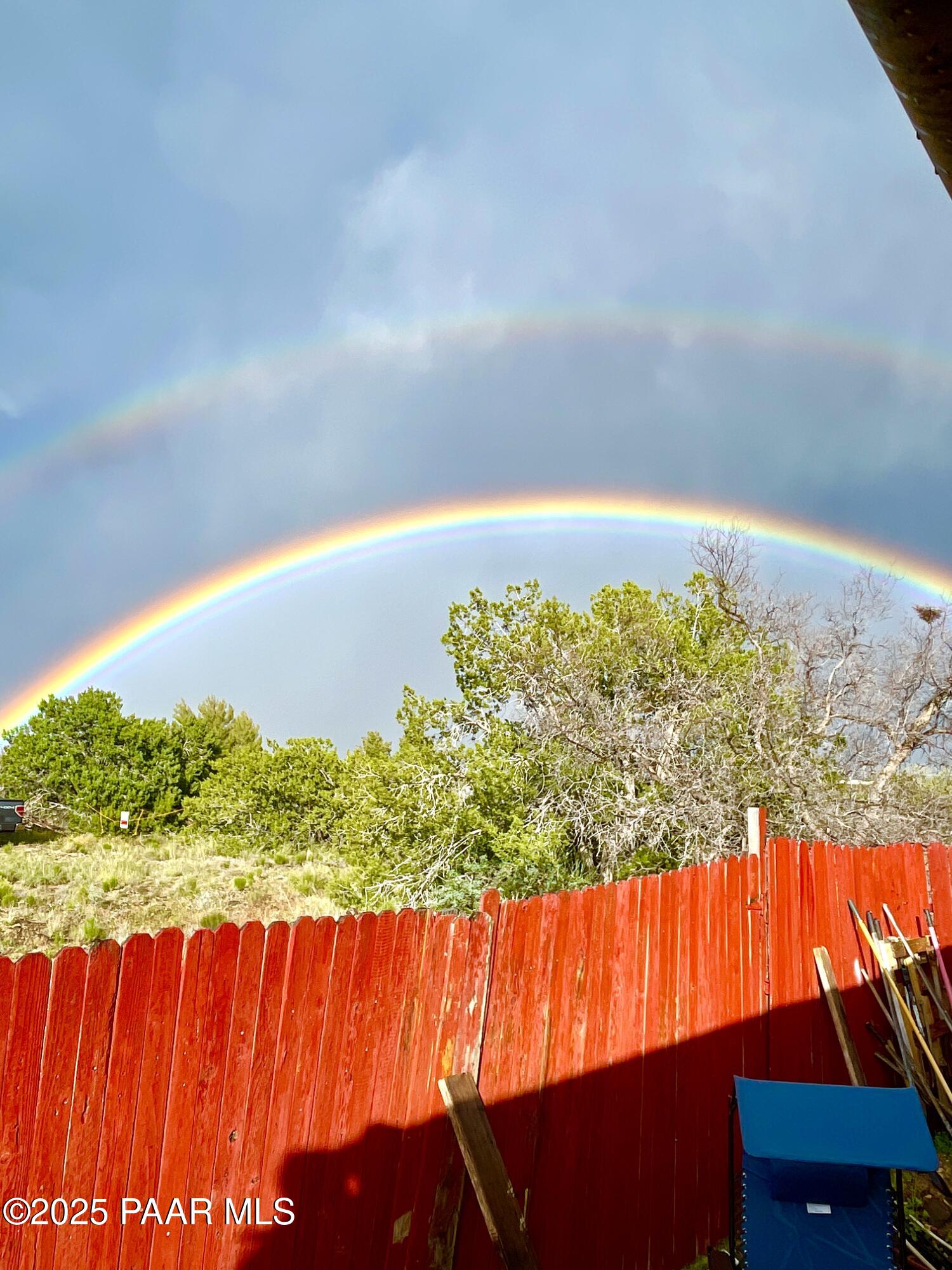 4701 North Valancius Way Rimrock, AZ 86335 - Photo 17 of 35 a view of a yard with wooden fence