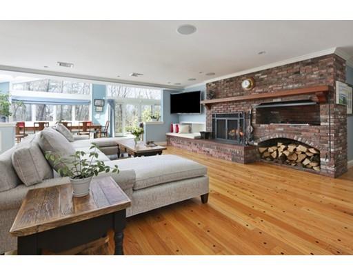 7 Deer Run Road Lincoln, MA 01773 - Photo 6 of 30 a living room with furniture and a flat screen tv