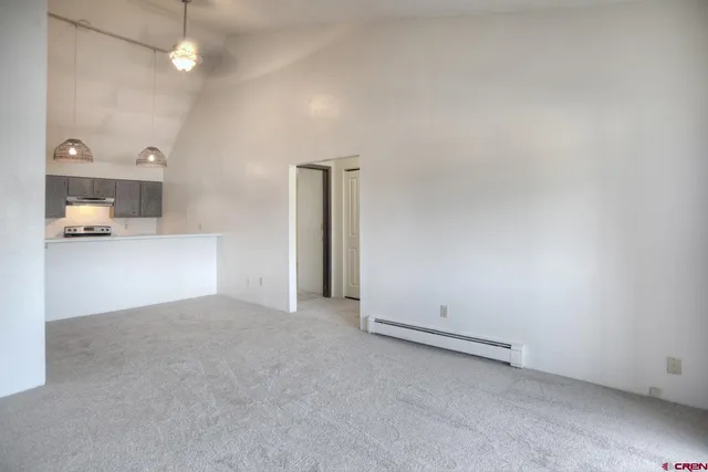 a view of an empty room