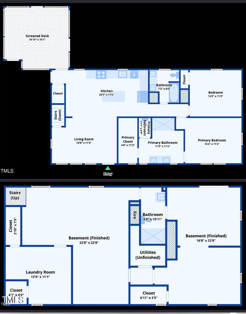 2011 Seneca Road Raleigh, NC 27604 - Photo 31 of 31 2011 Seneca Drive Floorplan