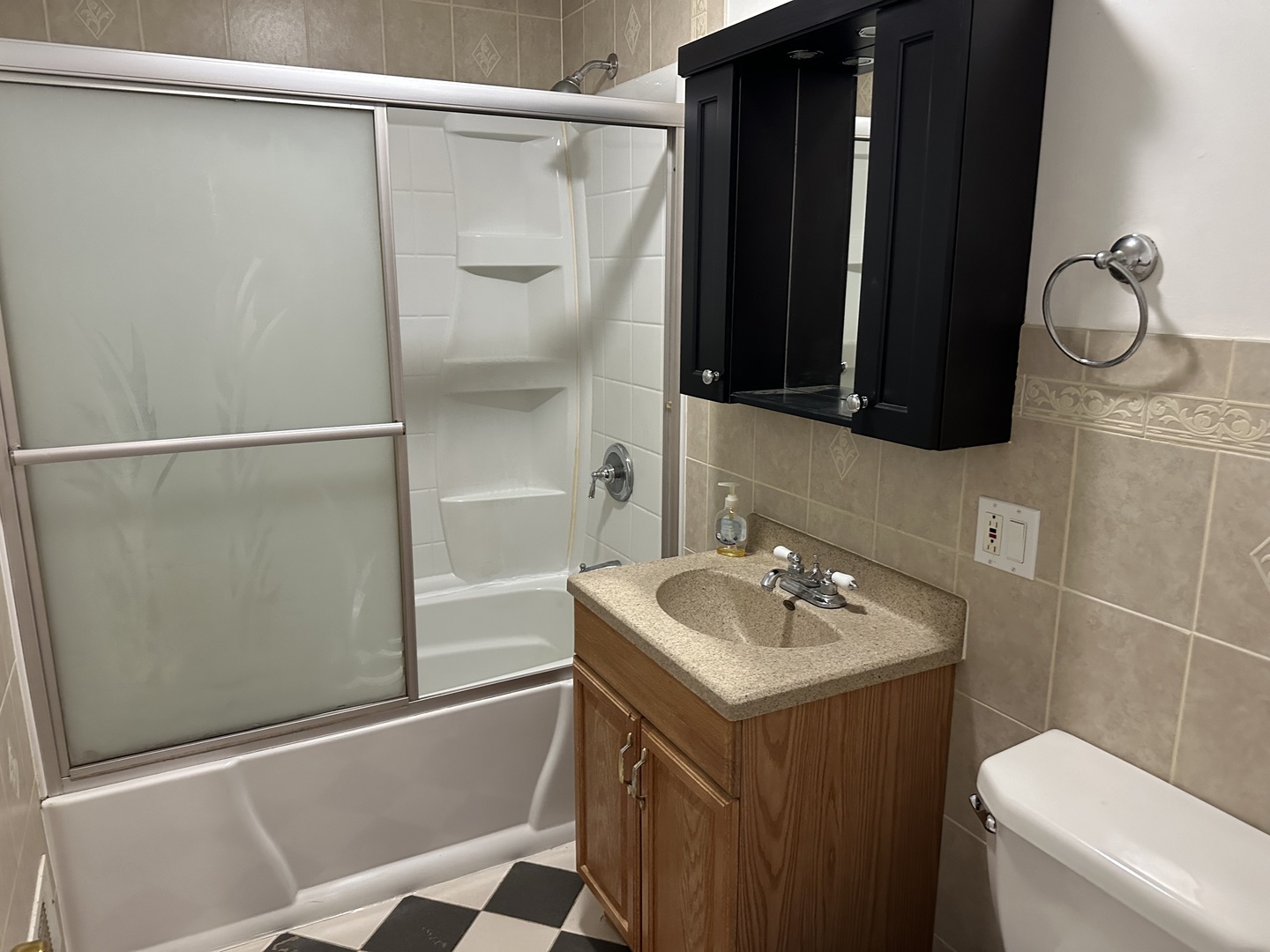 1876 Mannheim Road Des Plaines, IL 60018 - Photo 15 of 19 a bathroom with a sink a toilet and shower