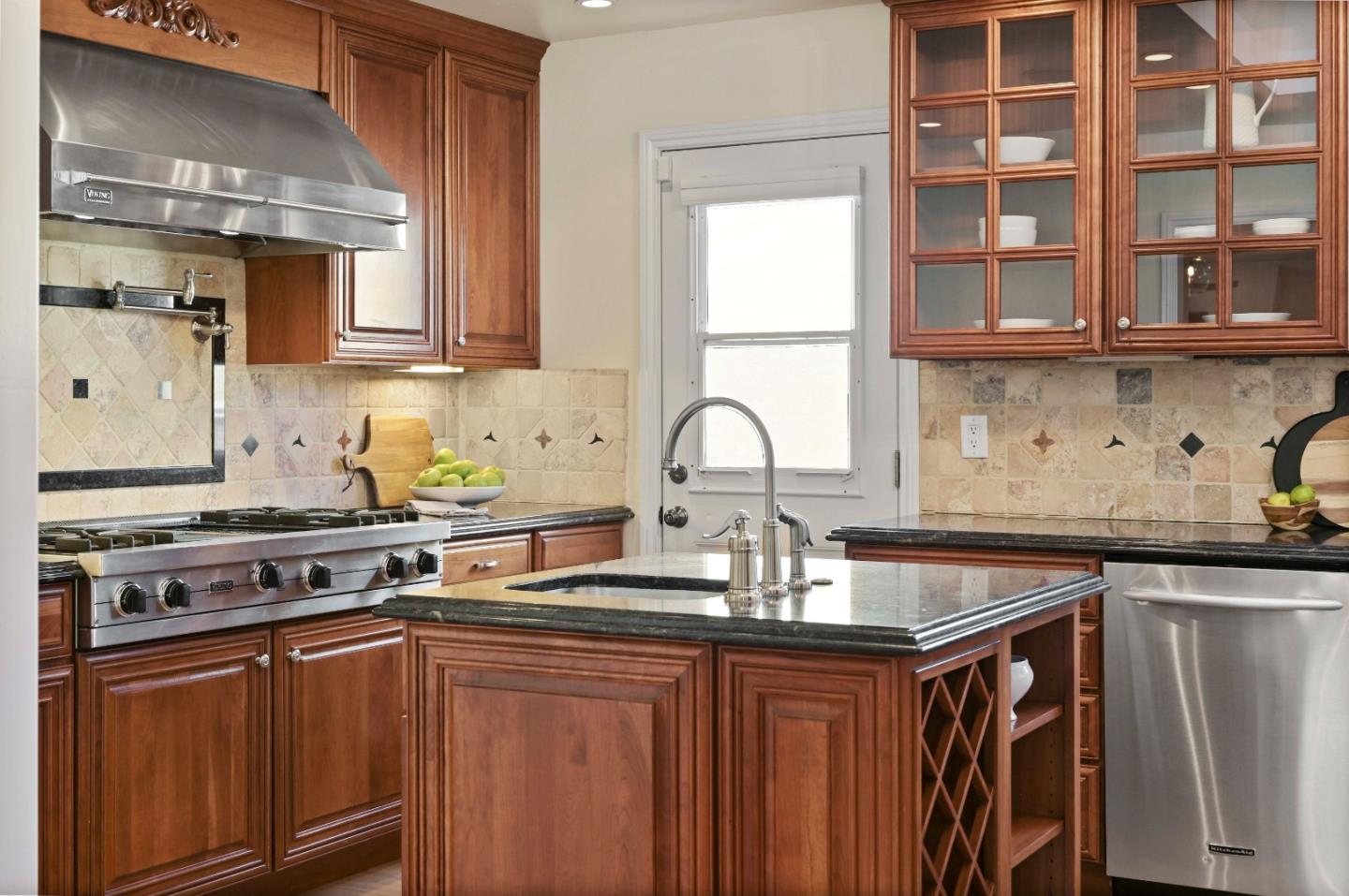 754 26th Avenue San Mateo, CA 94403 - Photo 23 of 57 a kitchen with stainless steel appliances granite countertop a sink stove and cabinets