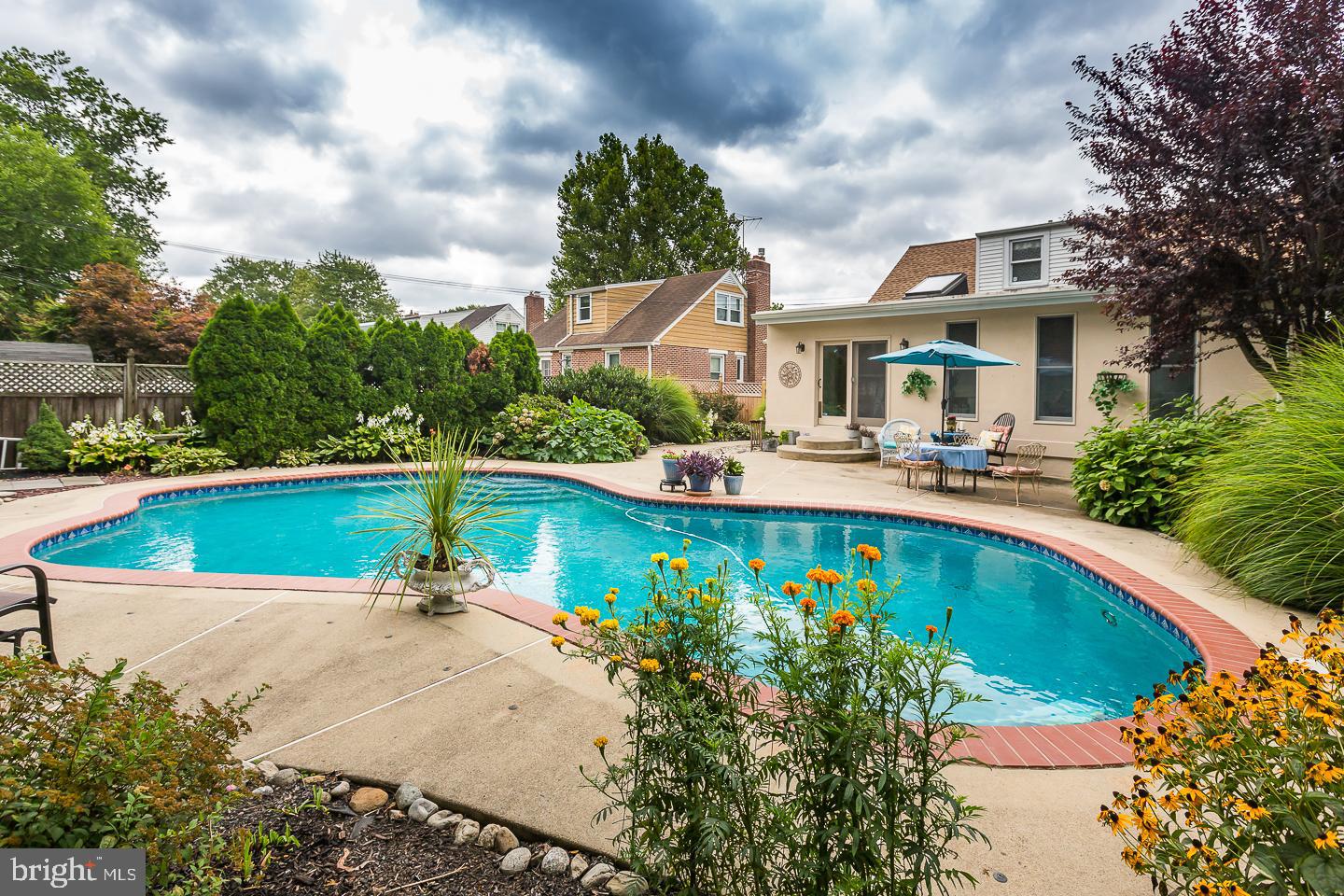 452 Colfax Road Havertown, PA 19083 - Photo 37 of 41 Beautiful Rear Patio & Pool
