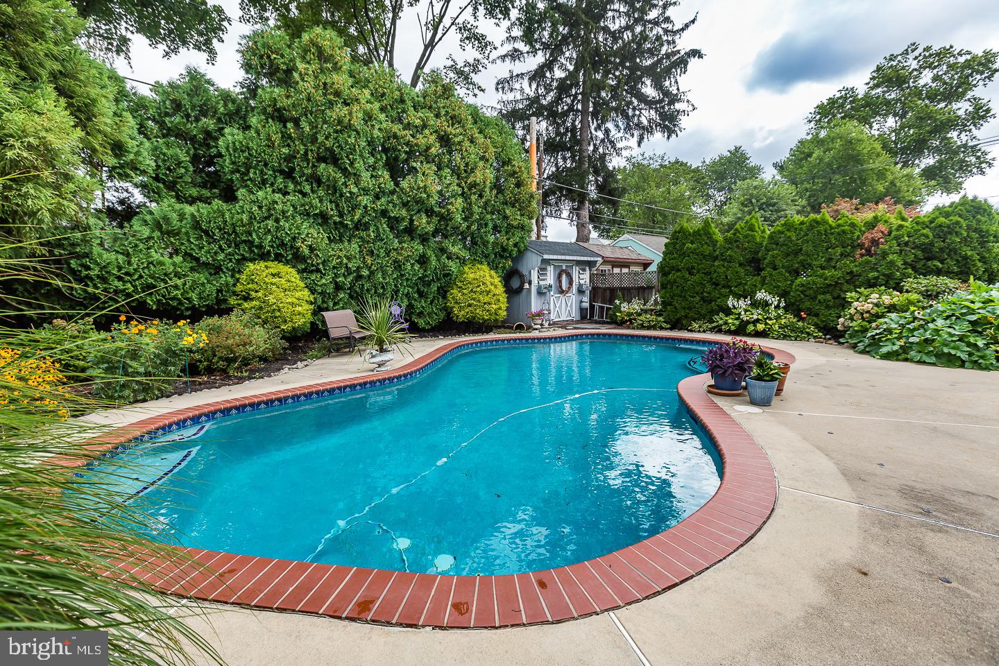 452 Colfax Road Havertown, PA 19083 - Photo 38 of 41 Beautiful Rear Patio & Pool