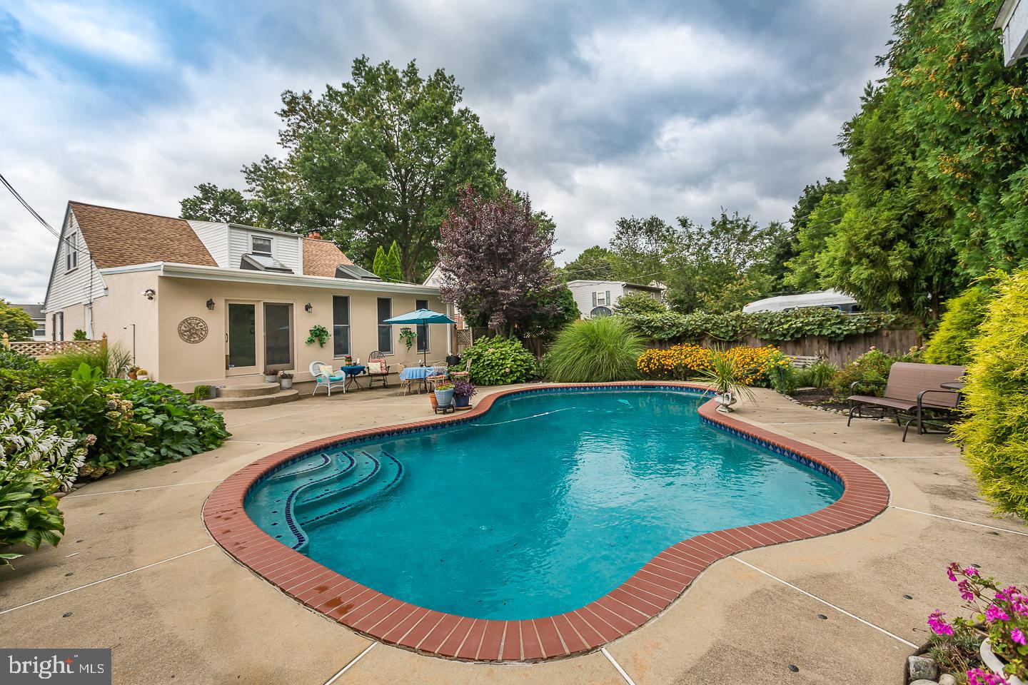452 Colfax Road Havertown, PA 19083 - Photo 39 of 41 Beautiful Rear Patio & Pool