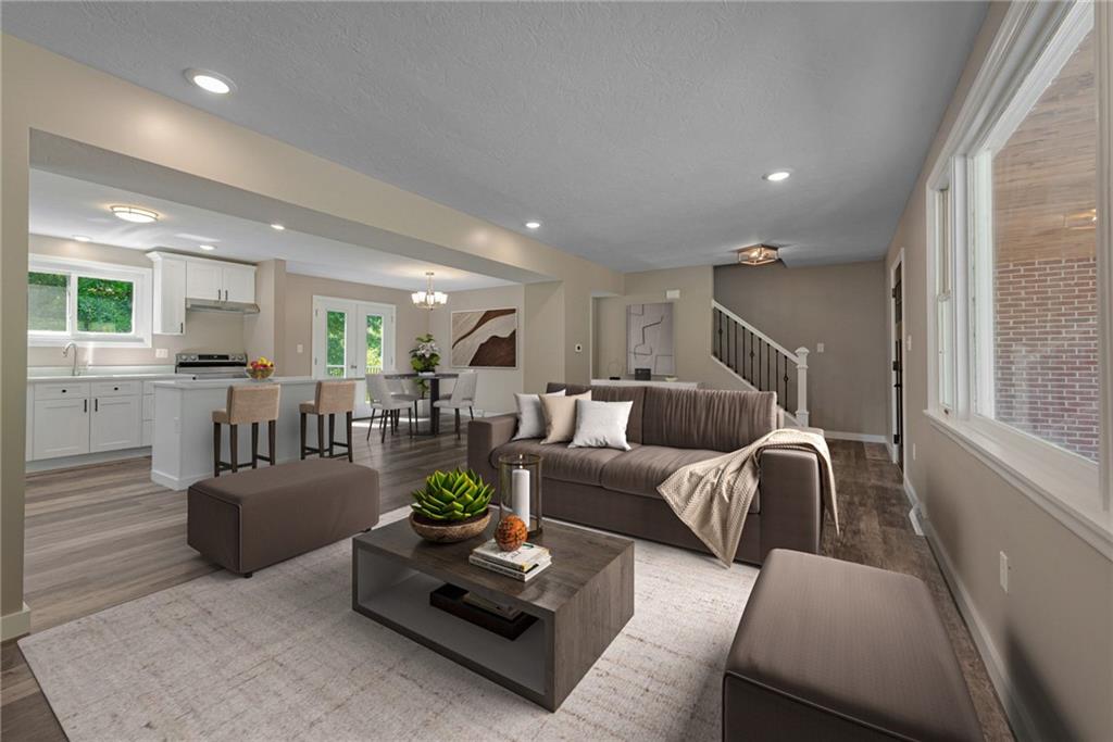 166 McConnell Road McDonald, PA 15057 - Photo 5 of 25 a living room with furniture and wooden floor