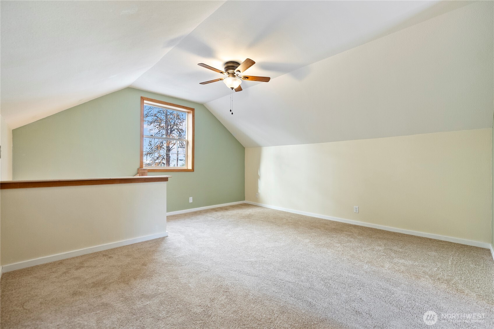 146 East Chewuch Road Winthrop, WA 98862 - Photo 28 of 38 an empty room with windows and fan