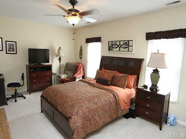 1906 Township Circle Raleigh, NC 27609 - Photo 7 of 12 Spacious Master Bedroom with Two Closets & Full Bath. Master Suite