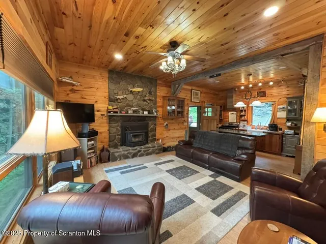 a kitchen with lots of counter top space