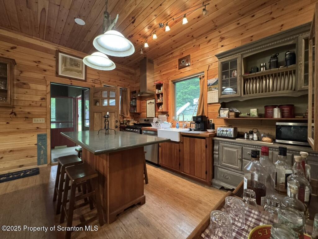 498 Penn-York Road Starlight, PA 18461 - Photo 17 of 48 a kitchen with lots of counter top space