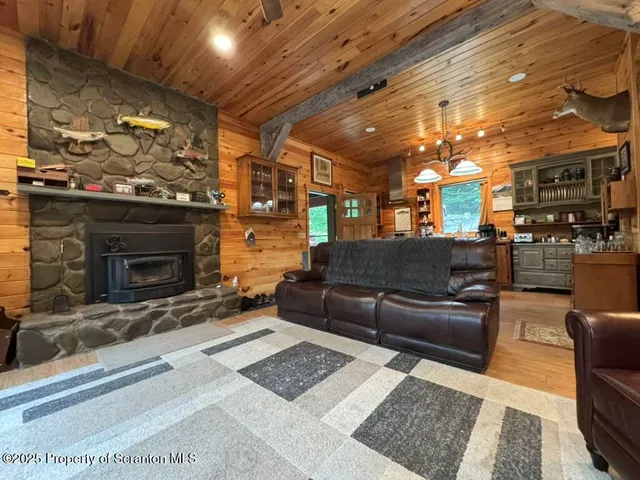 a very nice looking room with a large window