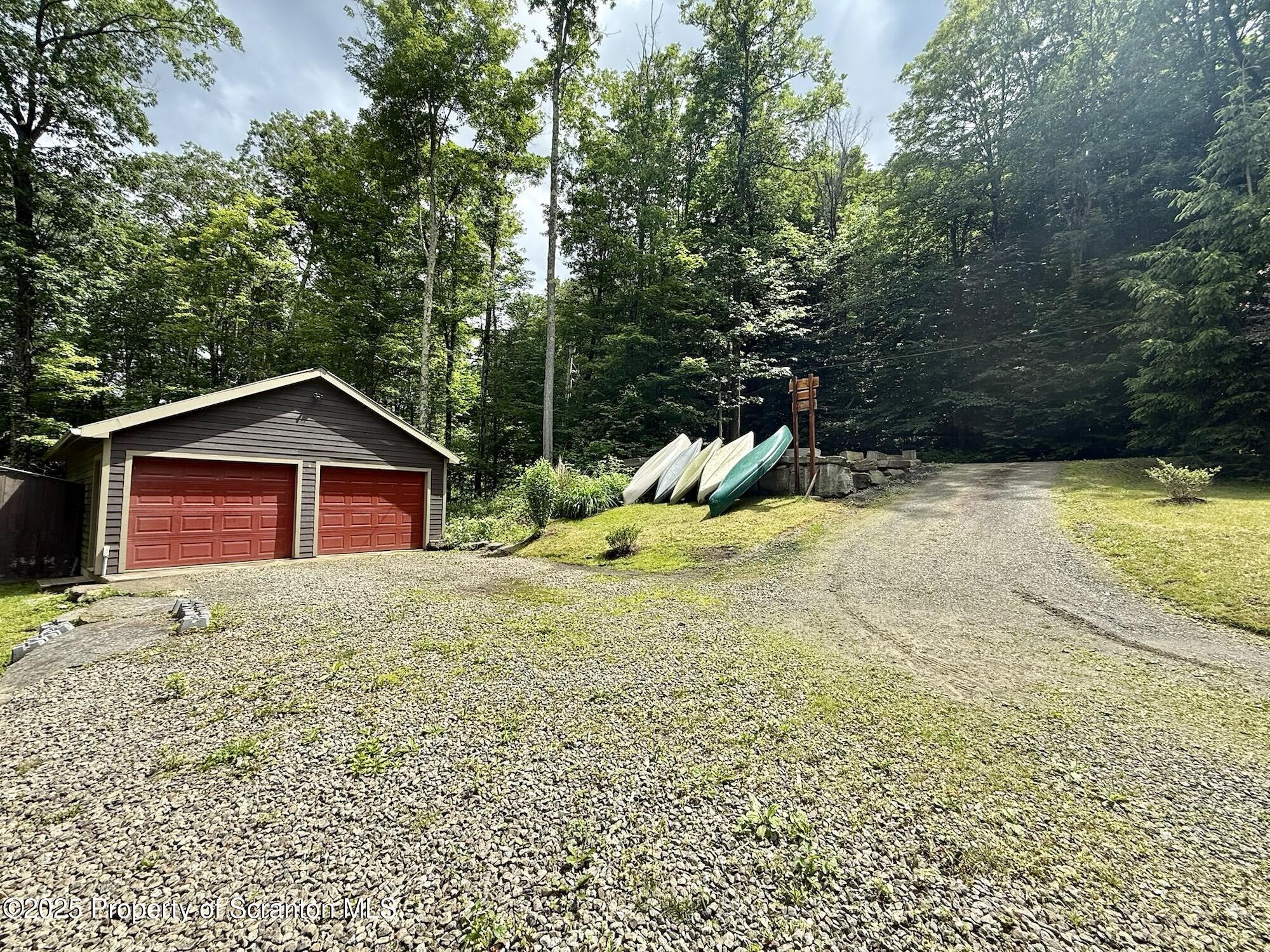 498 Penn-York Road Starlight, PA 18461 - Photo 41 of 48 a view of backyard of house