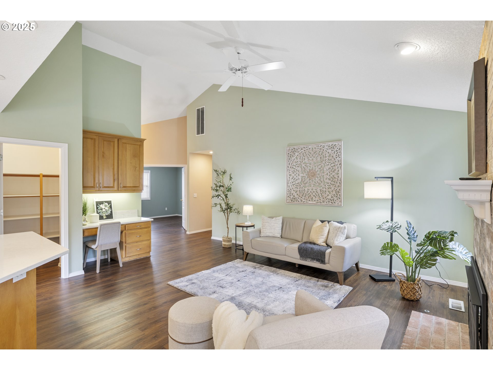 28519 Southwest Cascade Loop Wilsonville, OR 97070 - Photo 14 of 38 a living room with furniture and a wooden floor