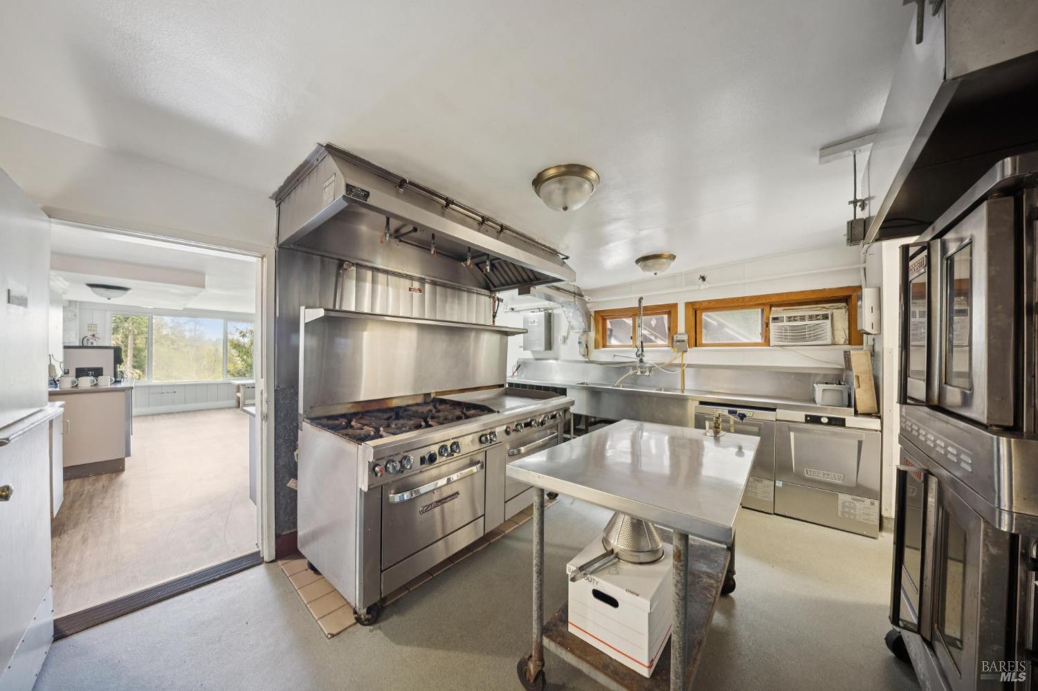 2264 Green Hill Road Sebastopol, CA 95472 - Photo 26 of 75 Commerical Kitchen in Main Lodge