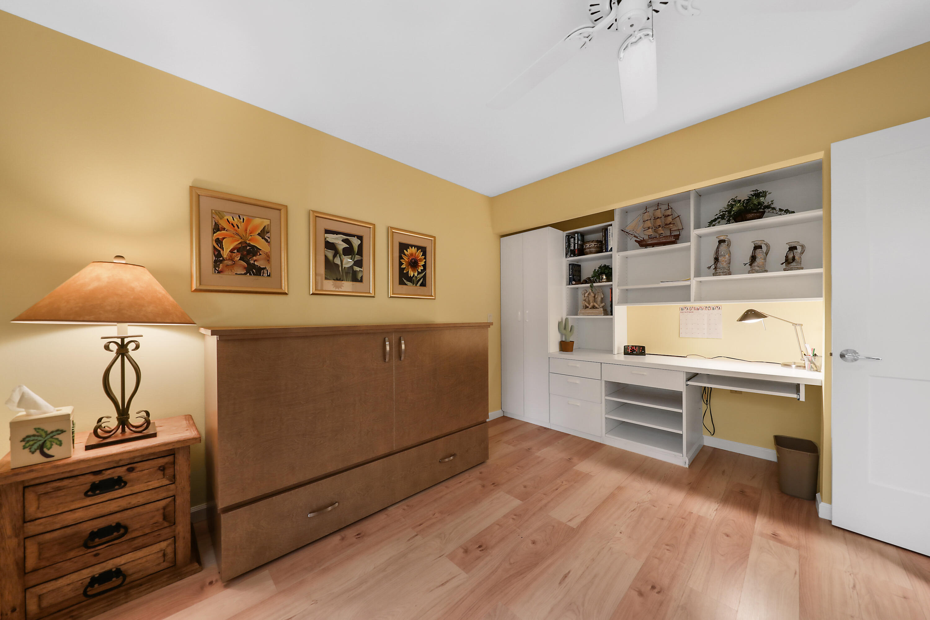 23 La Ronda Drive Rancho Mirage, CA 92270 - Photo 16 of 34 a view of workspace with wooden floor