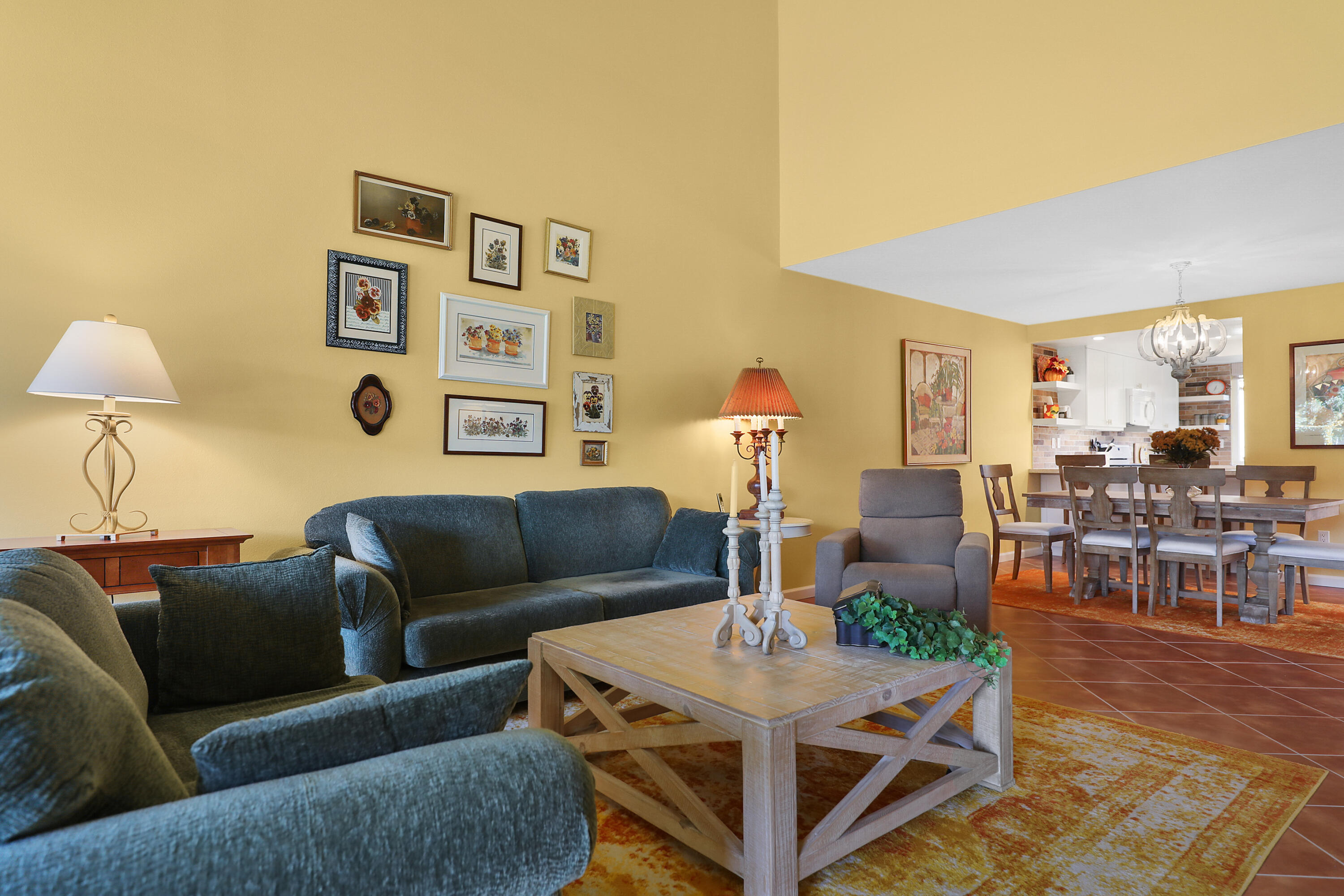 23 La Ronda Drive Rancho Mirage, CA 92270 - Photo 6 of 34 a living room with furniture and wooden floor
