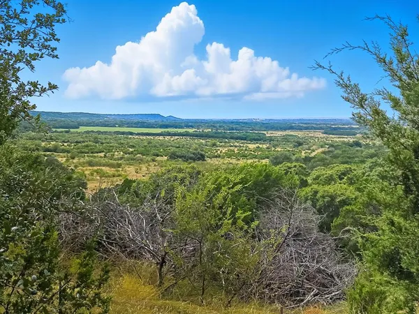a view of an outdoor space and mountain view