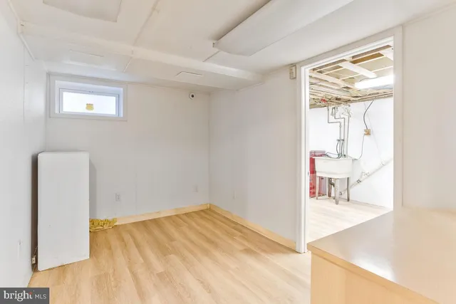 a view of kitchen and hallway