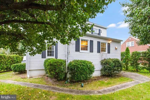 a view of a backyard with plants and a fountain