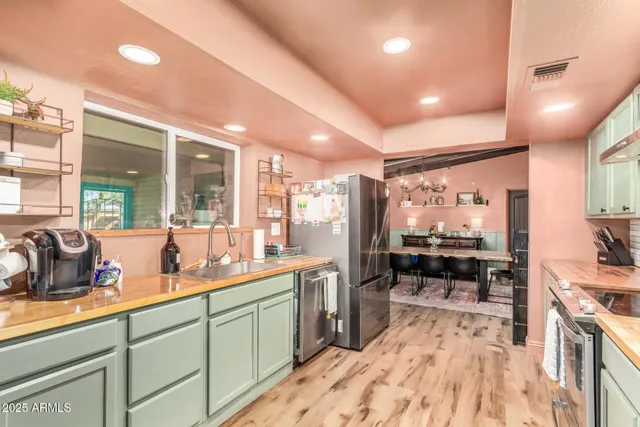 a very nice looking room with a large window