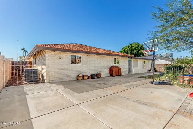 a street view with sitting space and garden space