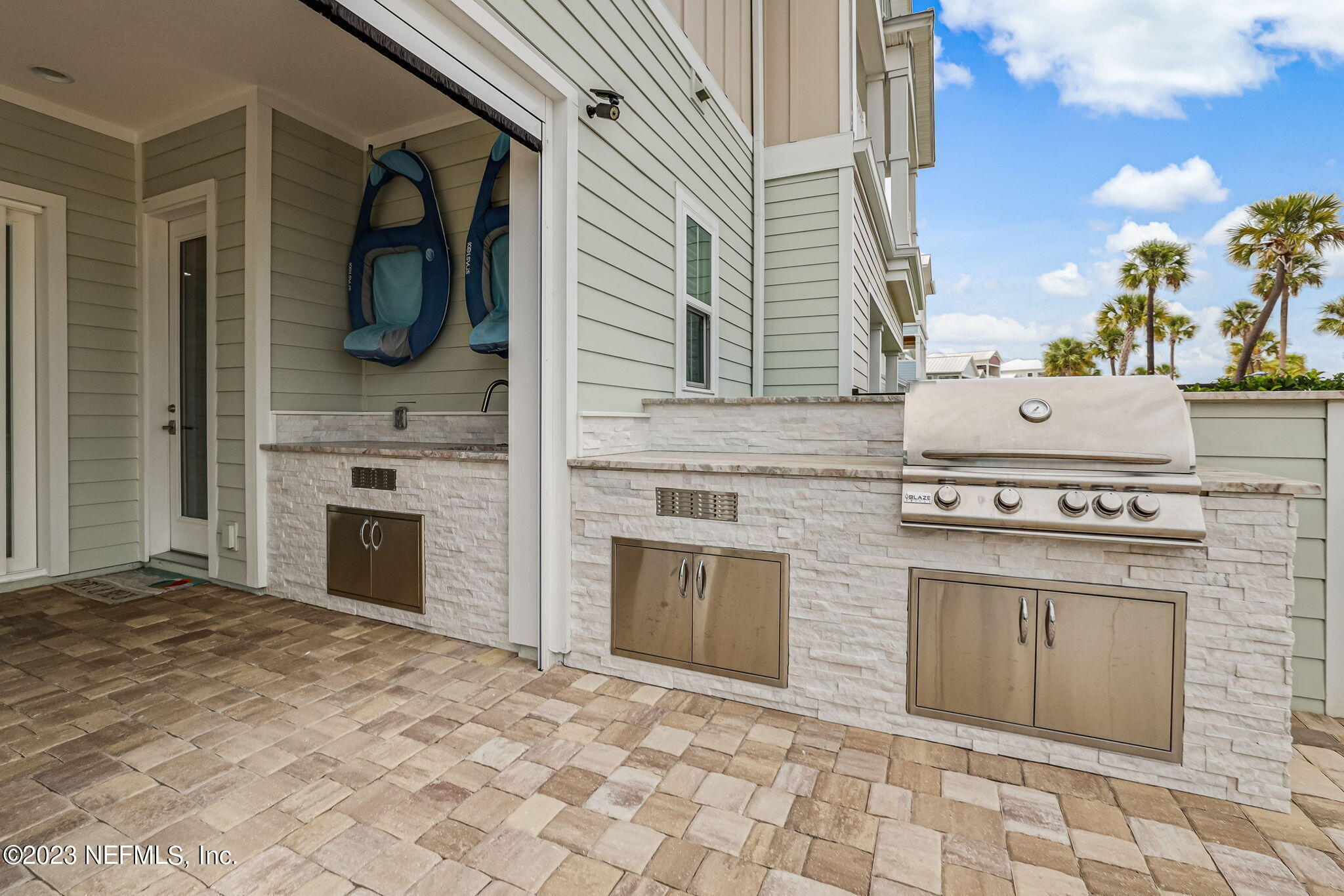 235 Rum Runner Way St. Johns, FL 32259 - Photo 37 of 108 a kitchen with a stove and a fireplace