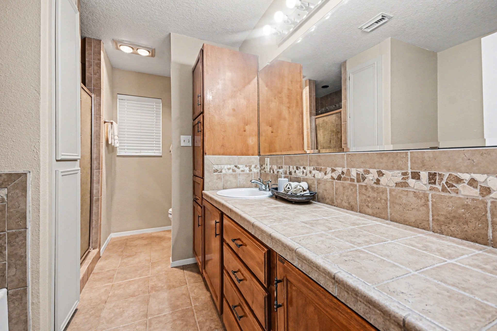 21503 Pecan Bend Road Damon, TX 77430 - Photo 20 of 45 a bathroom with a sink double vanity and a mirror