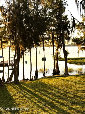 a view of house with a tree in front