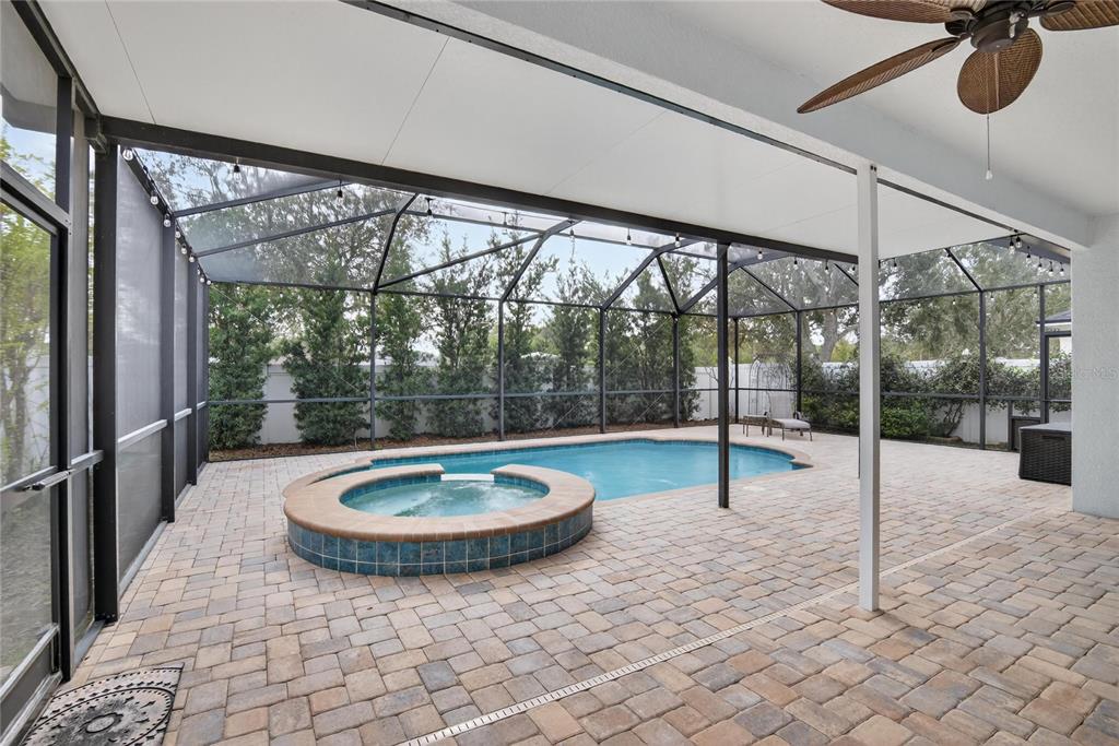 11543 Addison Chase Drive Riverview, FL 33579 - Photo 39 of 45 a view of a swimming pool with a porch
