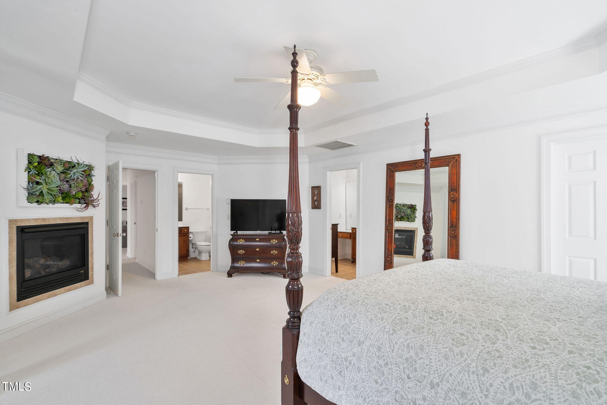 2251 Dunn Road Raleigh, NC 27614 - Photo 19 of 38 Fireplace in Primary