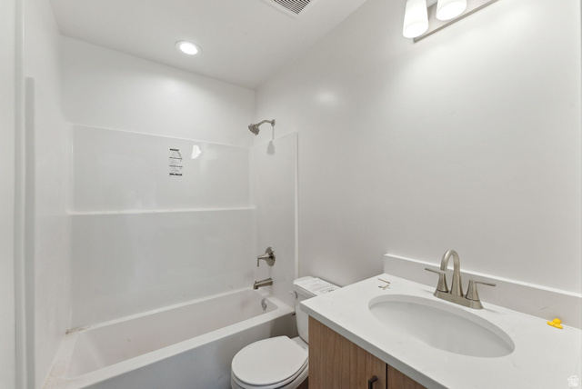 1615 North Angel Street West Layton, UT 84041 - Photo 12 of 22 Bathroom featuring vanity and shower / washtub combination