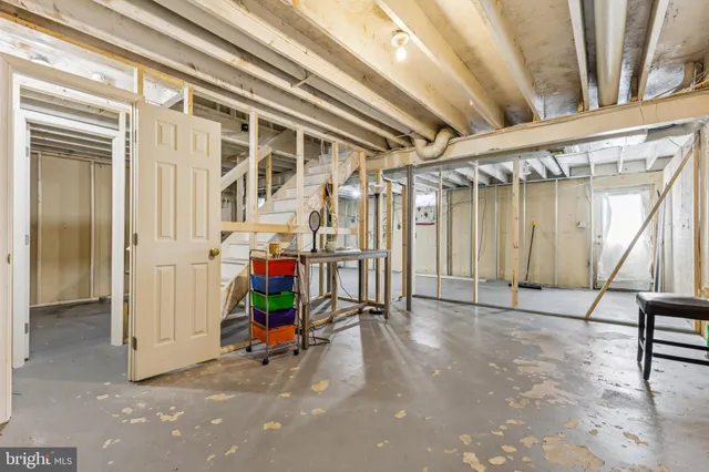 a view of an empty room