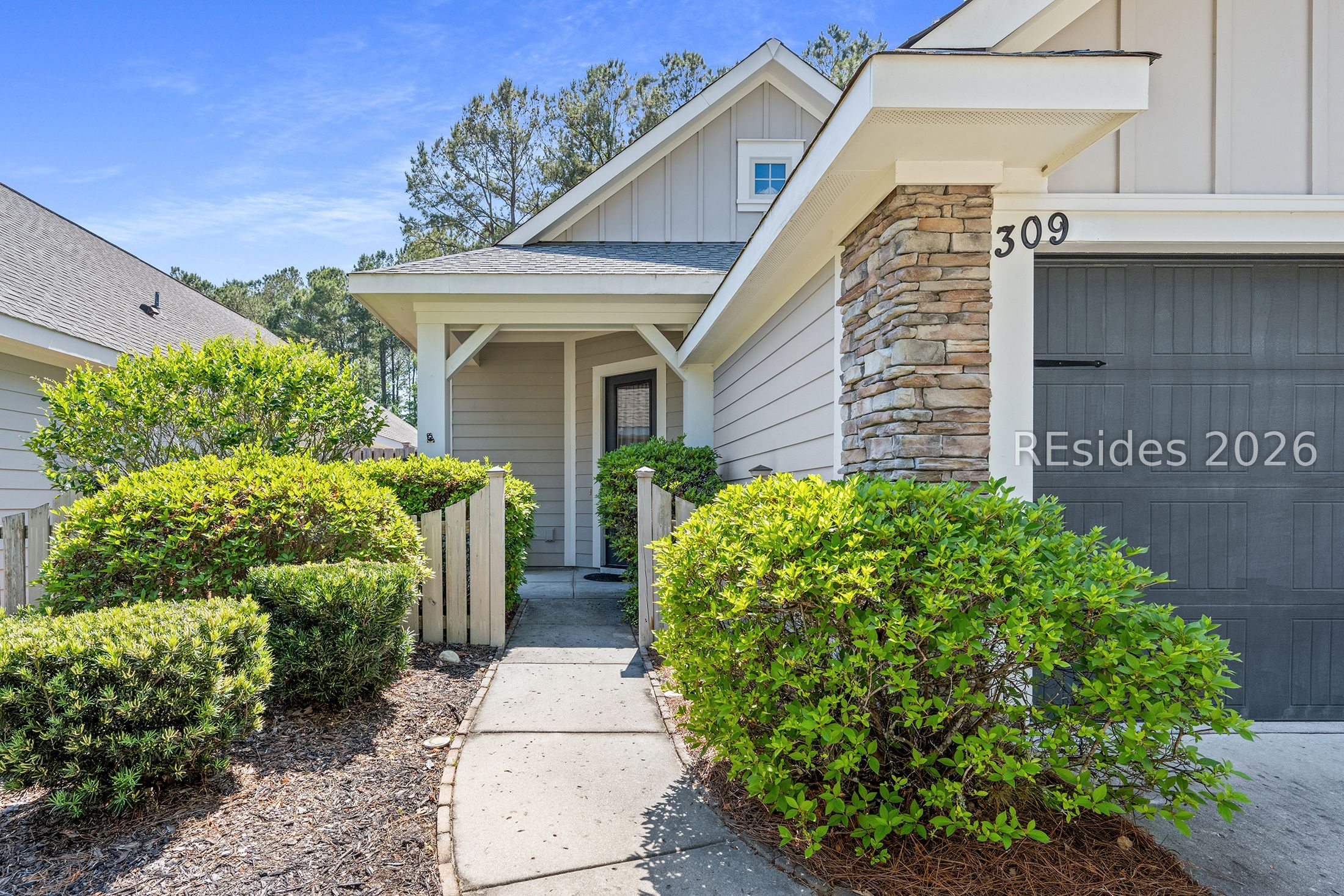 309 Hampton Lake Crossing Bluffton, SC 29910 - Photo 2 of 55 Side entry through welcoming gate