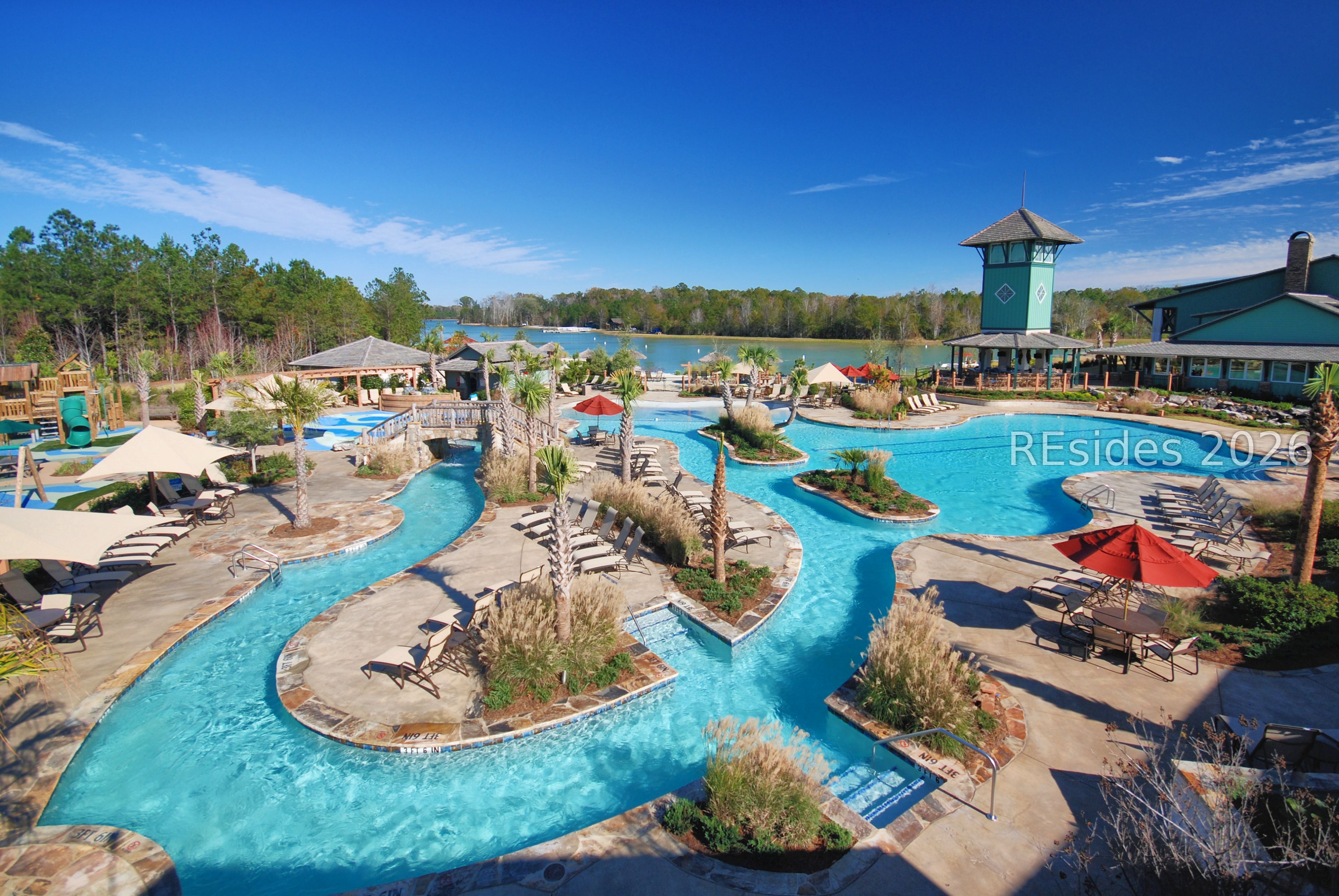 309 Hampton Lake Crossing Bluffton, SC 29910 - Photo 38 of 55 Lazy River Pool overlooking Lake