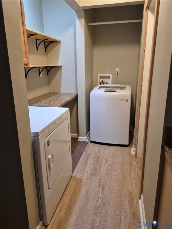 15731 Cooks Mill Road Lanexa, VA 23089 - Photo 9 of 14 Dedicated laundry area featuring wood-finish floor