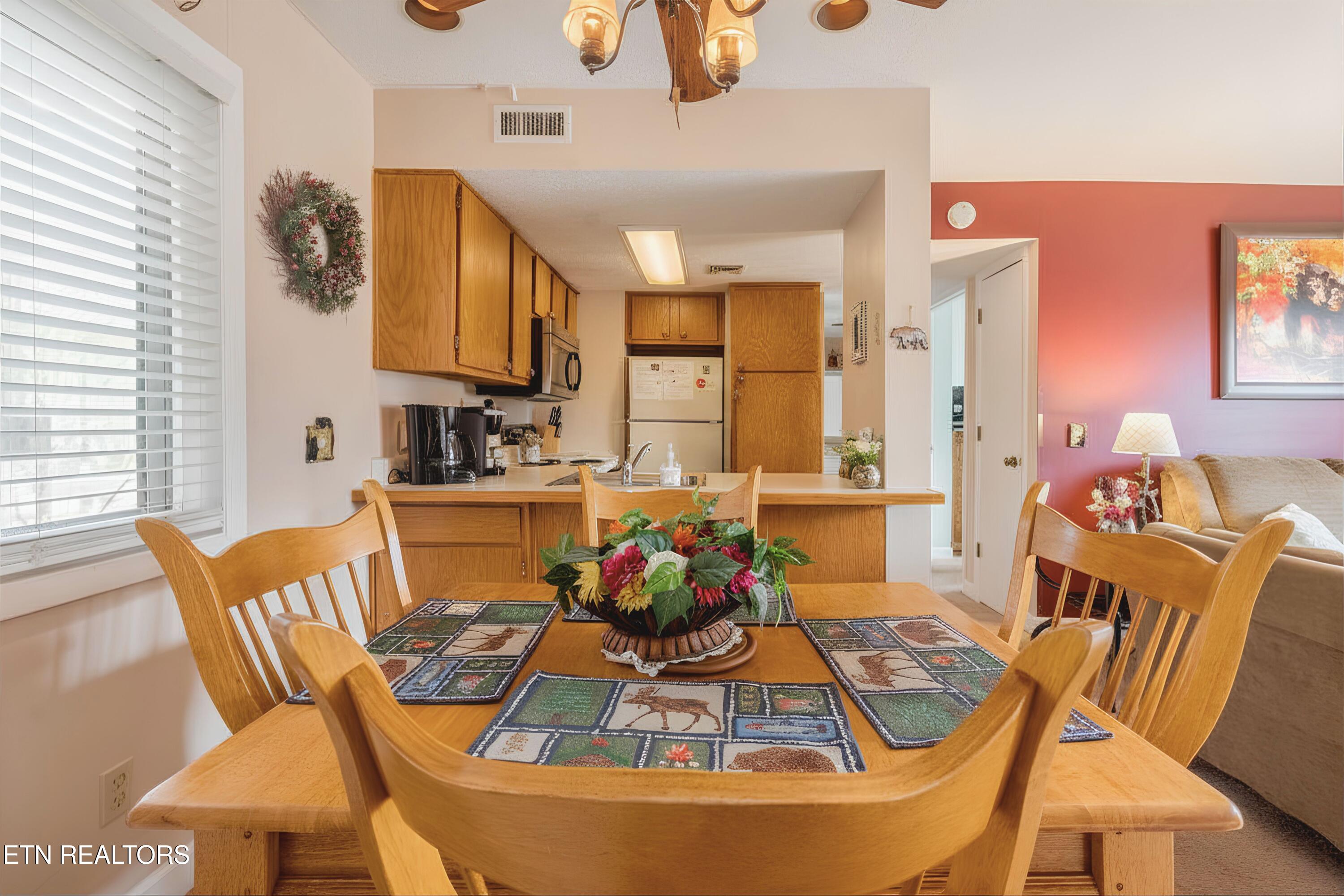 3710 Weber Road, Unit C203 Gatlinburg, TN 37738 - Photo 10 of 36 Dining Area into Kitchen C203